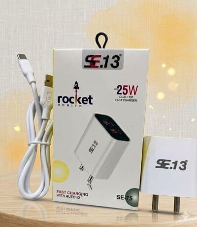 25W fast charging adapter with Type-C cable wholesale